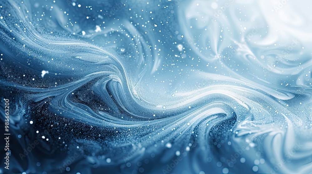 Dynamic winter storm wallpaper with swirling patterns on a cobalt-silver gradient Dynamic winter storm wallpaper with swirling patterns on a cobalt-silver gradient