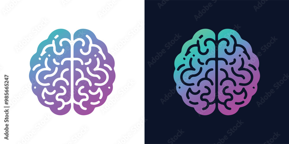Artificial Intelligence AI Chip in Human Brain. Artificial Intelligence icon with Machine learning, digital skills, generative AI, AI technology, algorithm, virtual intelligence and future Artificial Intelligence AI Chip in Human Brain. Artificial Intelligence icon with Machine learning, digital skills, generative AI, AI technology, algorithm, virtual intelligence and future