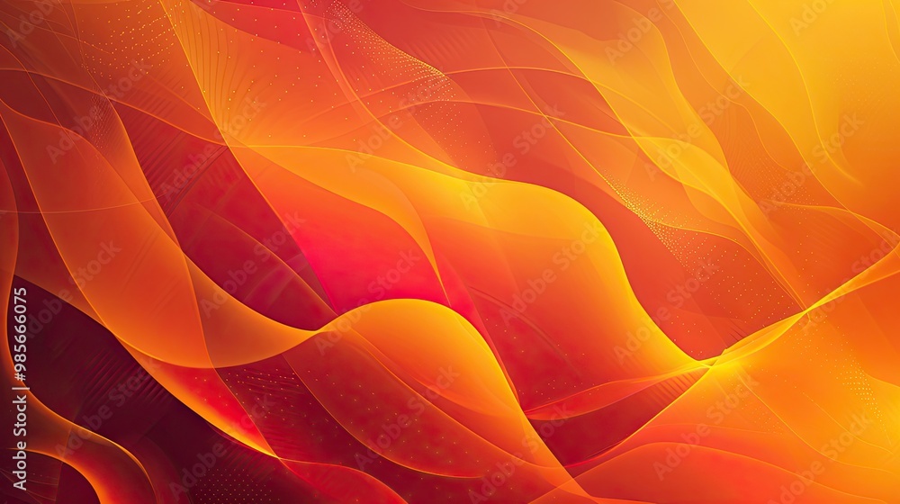 Bright autumn wallpaper with swirling lines and dynamic shapes perfect for an energetic seasonal background Bright autumn wallpaper with swirling lines and dynamic shapes perfect for an energetic seasonal background