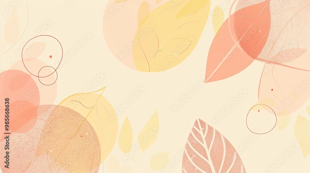 Spring wallpaper with clean geometric shapes and subtle textures in soft colors Spring wallpaper with clean geometric shapes and subtle textures in soft colors