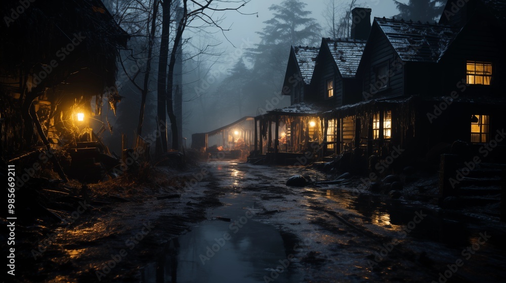haunted house in the woods haunted house in the woods