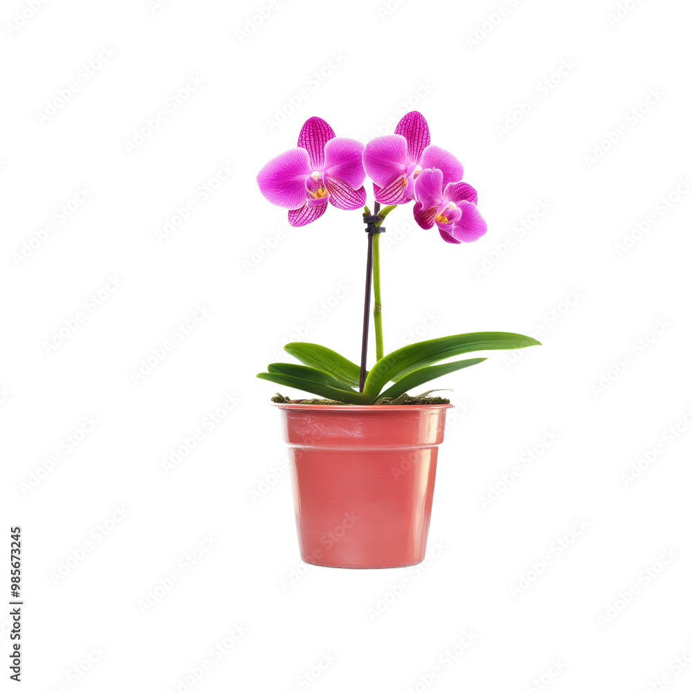 Pink Orchid Plant in a Pot Pink Orchid Plant in a Pot