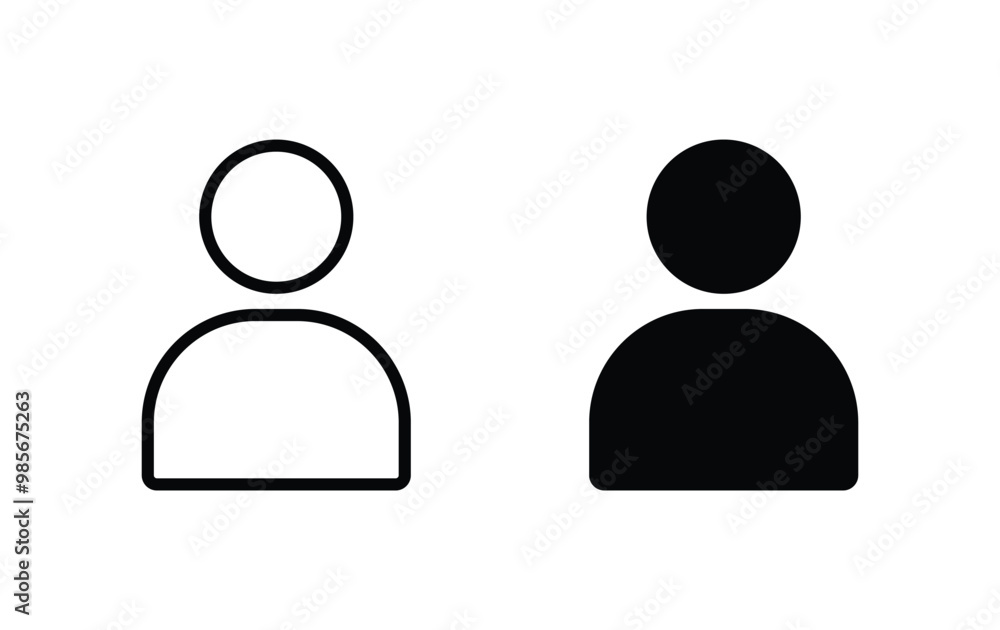 User icon, user sign vector User icon, user sign vector