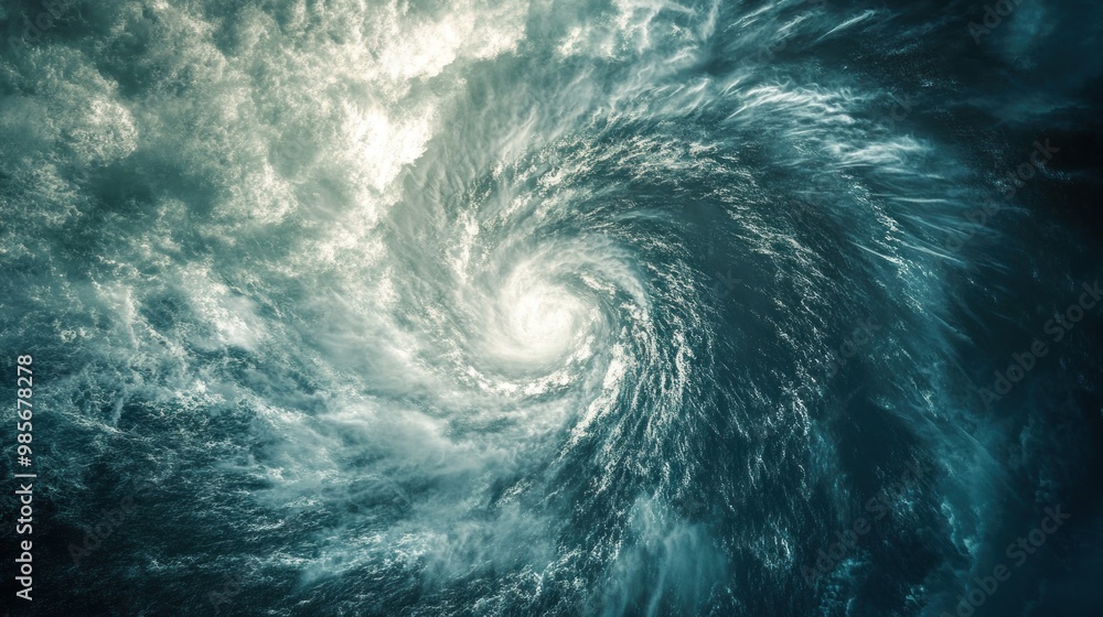 Abstract swirling blue and white clouds. Abstract swirling blue and white clouds.