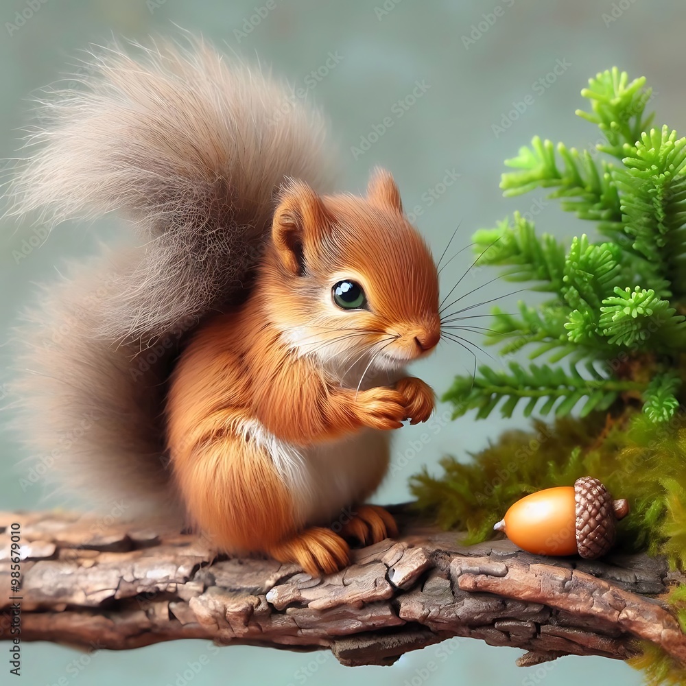 Fototapeta premium squirrel, animal, mammal