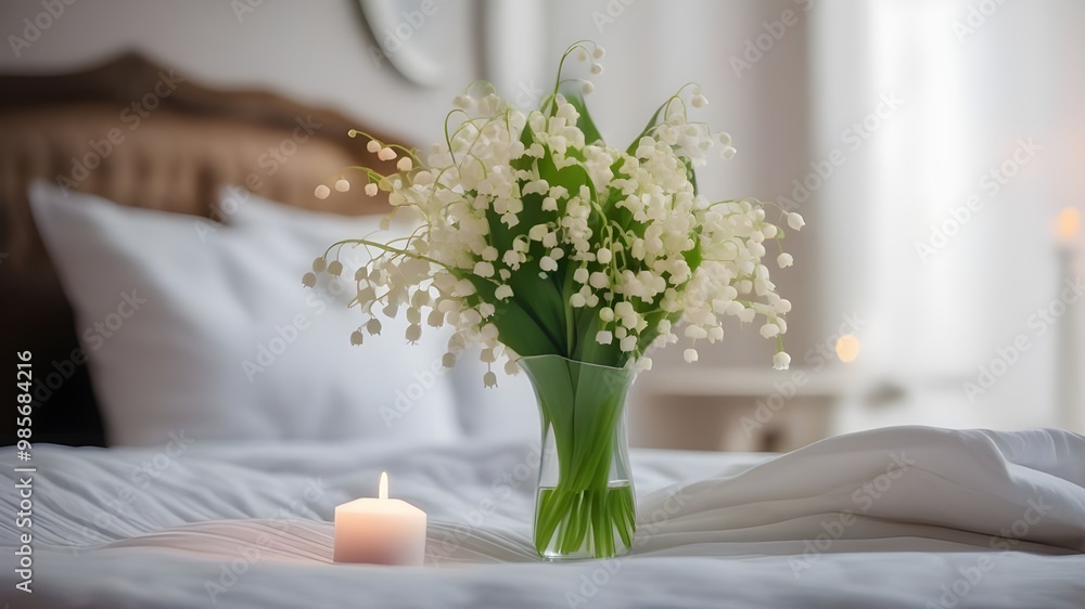 lily of the valley on the bed lily of the valley on the bed