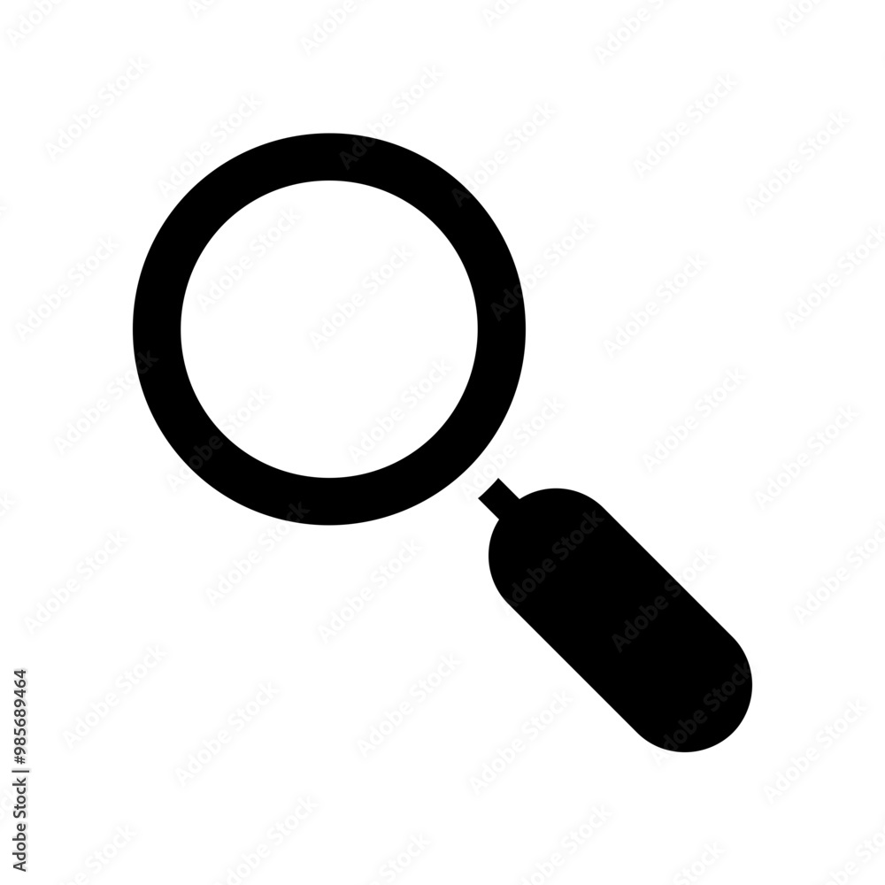Magnifying glass icon. symbol of search or zoom vector illustration. Color editable Magnifying glass icon. symbol of search or zoom vector illustration. Color editable