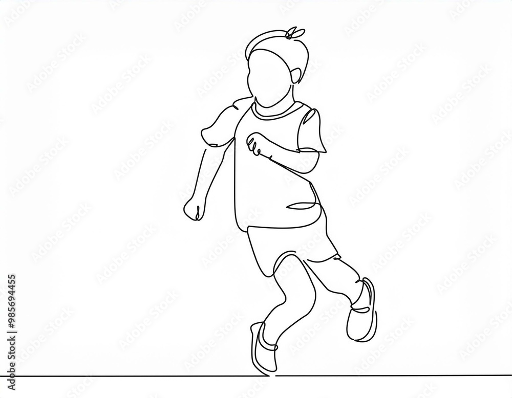 boy running , player with ball boy running , player with ball