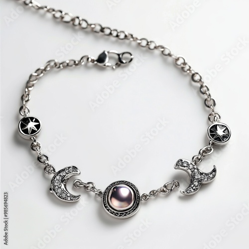 Wallpaper Mural Moon & Star Bracelet. Torontodigital.ca