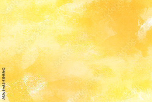 背景素材_水彩テクスチャ_黄色