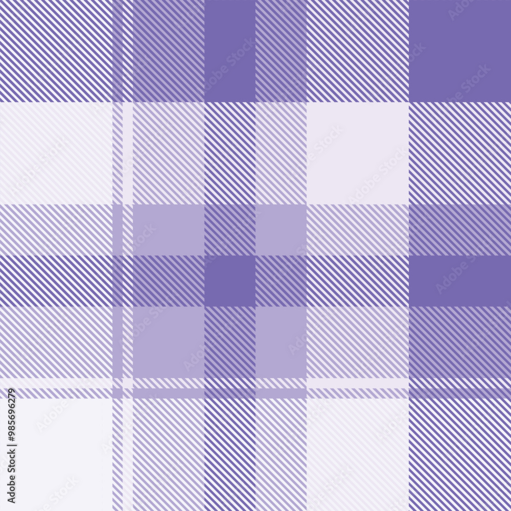 Purple tartan plaid fabric seamless pattern of check background tartan with a textile fabric plaid texture. Tartan Scotland seamless plaid pattern vector. Retro background fabric. Purple tartan plaid fabric seamless pattern of check background tartan with a textile fabric plaid texture. Tartan Scotland seamless plaid pattern vector. Retro background fabric.