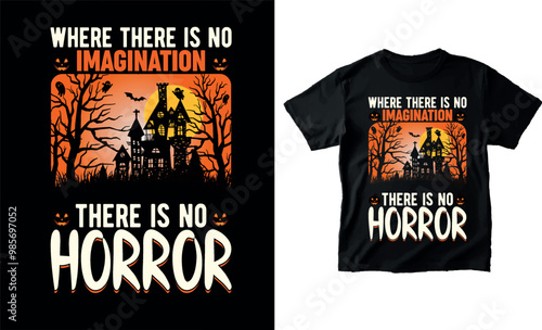 Halloween vector type t shirt design