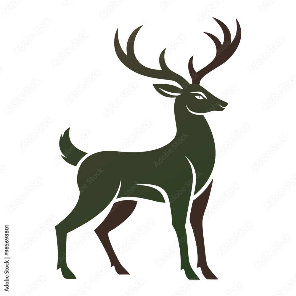 Deer vector design logo 26 Deer vector design logo 26