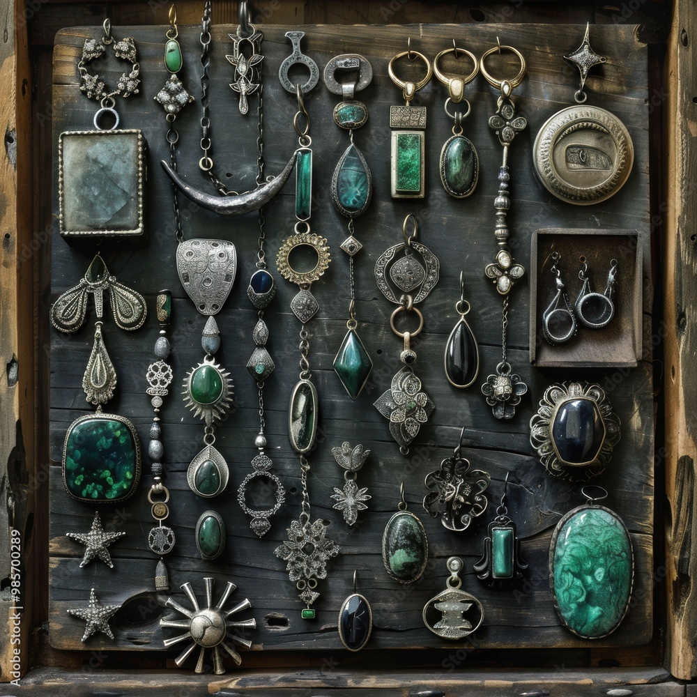 Antique Jewelry Display. Antique Jewelry Display.