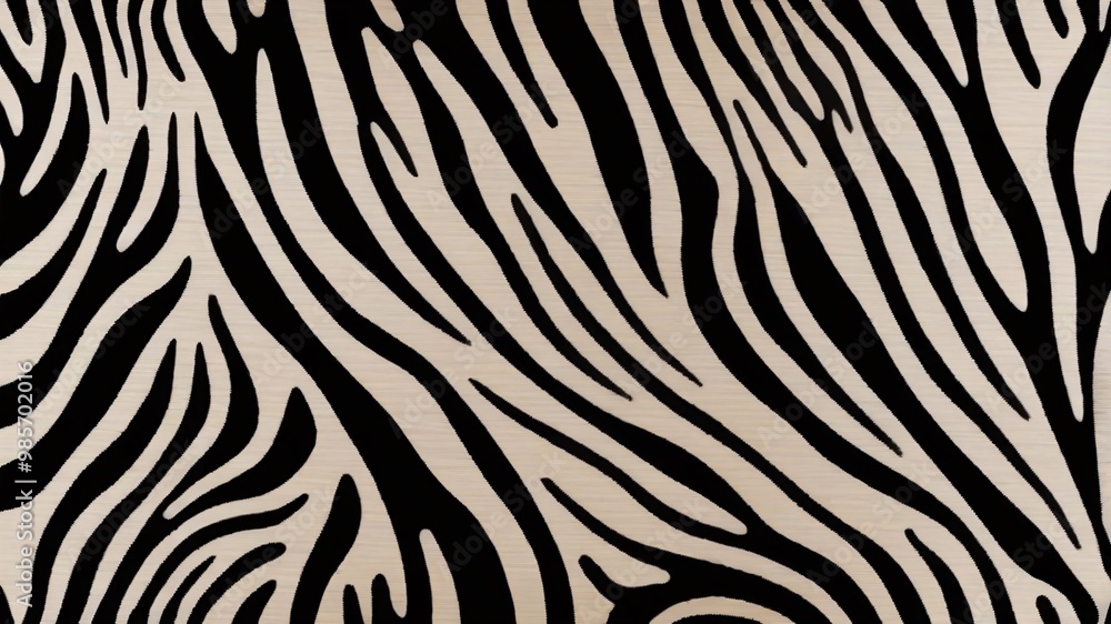 Abstract zebra print pattern background with black and white stripes. Abstract zebra print pattern background with black and white stripes.