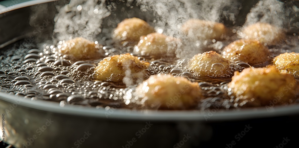 Deep Fried Food In A Pan Deep Fried Food In A Pan