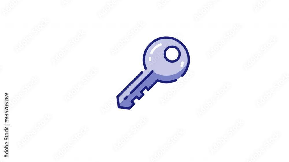 Digital Key with Circuit Board Background Digital Key with Circuit Board Background