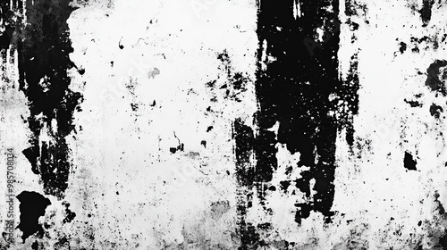 Wallpaper Mural Abstract Black and White Texture of Peeling Paint Torontodigital.ca