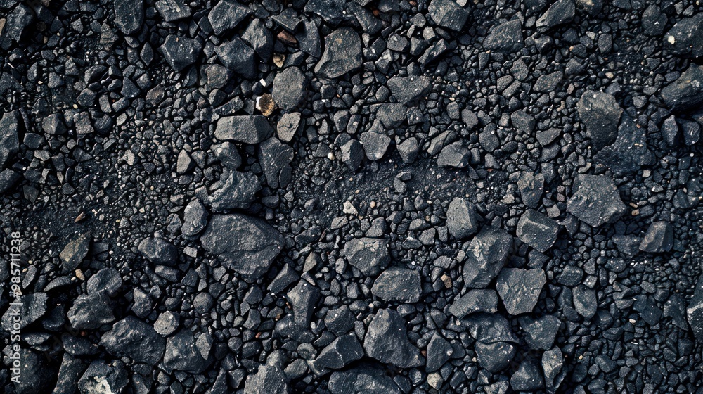 Close-up of black gravel and small rocks texture. Construction and material concept. Close-up of black gravel and small rocks texture. Construction and material concept.