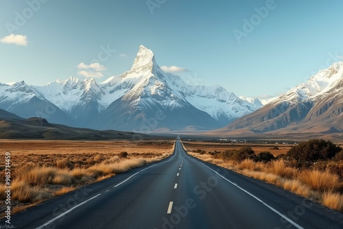 Journey To Mount Cook With Snow-Capped Peaks And Golden Plains