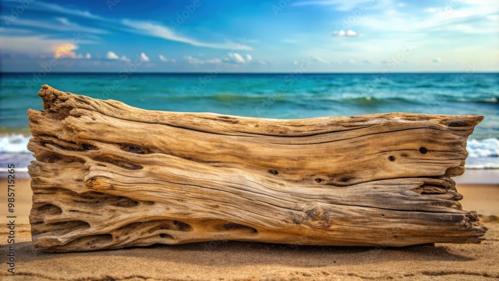 Flat piece of driftwood resembling a natural canvas Flat piece of driftwood resembling a natural canvas