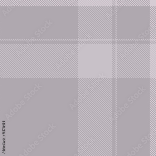 Gray tartan plaid fabric seamless pattern of check background tartan with a textile fabric plaid texture. Tartan Scotland seamless plaid pattern vector. Retro background fabric.