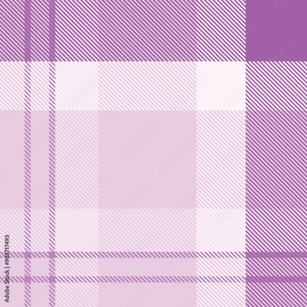 Purple tartan plaid fabric seamless pattern of check background tartan with a textile fabric plaid texture. Tartan Scotland seamless plaid pattern vector. Retro background fabric. Purple tartan plaid fabric seamless pattern of check background tartan with a textile fabric plaid texture. Tartan Scotland seamless plaid pattern vector. Retro background fabric.