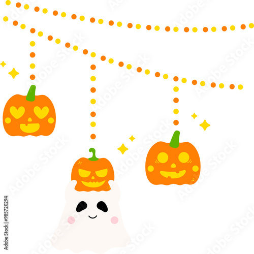 Halloween Hanging Pumpkins