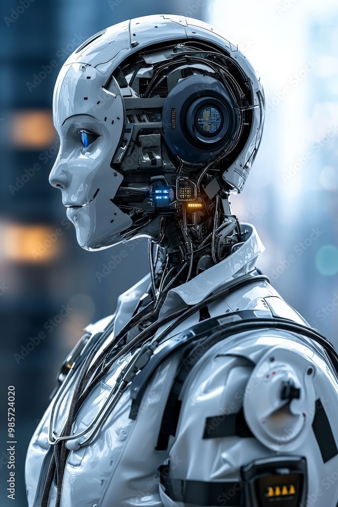 A healthcare clinic where AI robots diagnose patients, manage medical records, and provide prescriptions, streamlining the healthcare process in a futuristic city. A healthcare clinic where AI robots diagnose patients, manage medical records, and provide prescriptions, streamlining the healthcare process in a futuristic city.