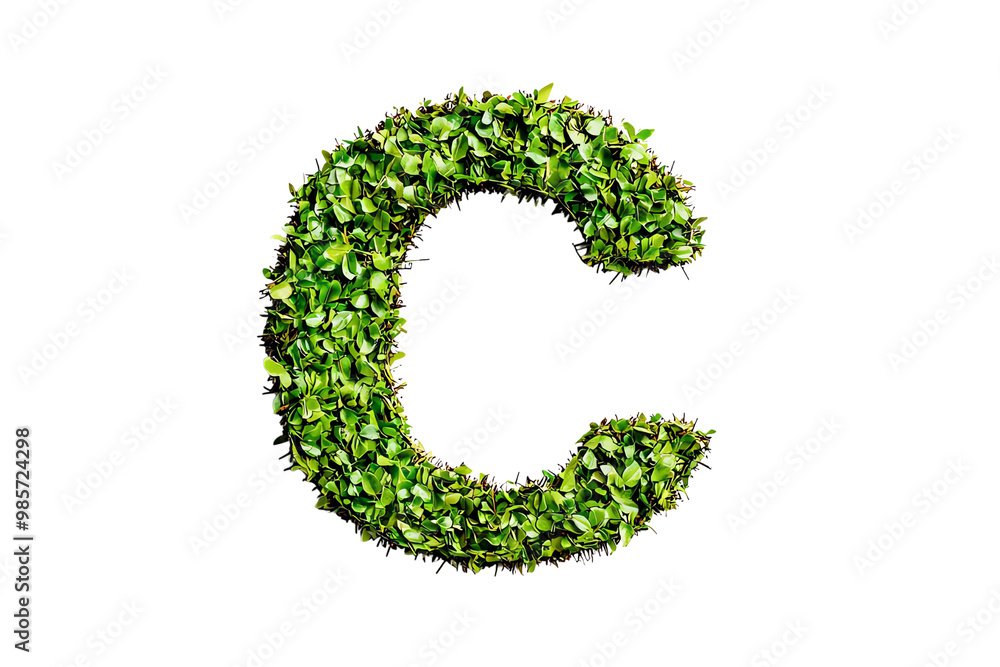 Floral Letter C: Intricate Botanical Typography Art Featuring Green Leafy Pattern and Eco-Friendly Design for Creative Nature-Themed Graphics Floral Letter C: Intricate Botanical Typography Art Featuring Green Leafy Pattern and Eco-Friendly Design for Creative Nature-Themed Graphics