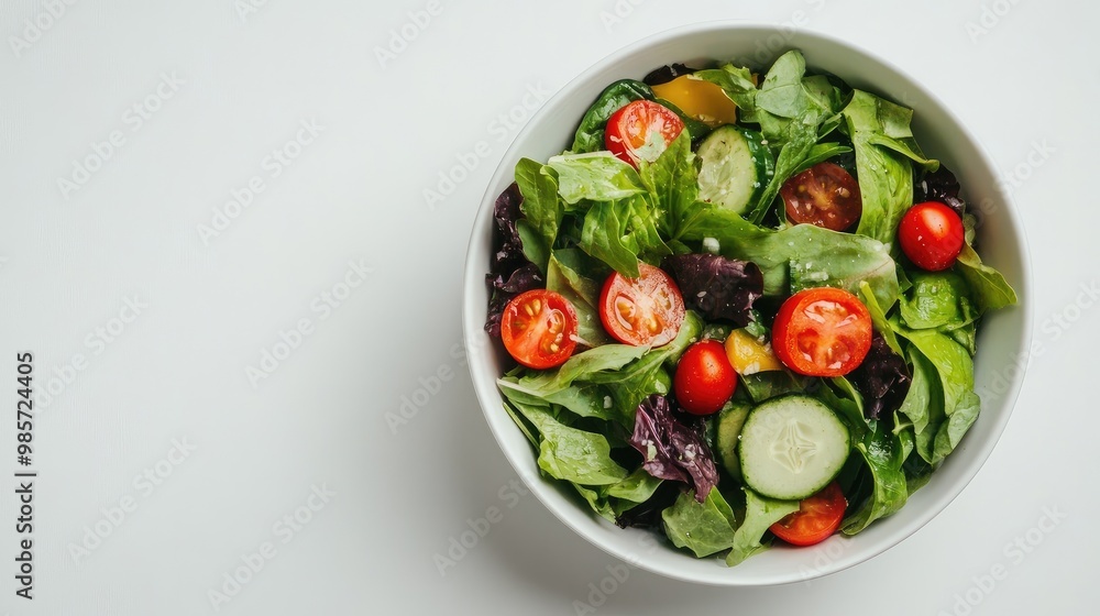 fresh vegetable salad in a bowl fresh vegetable salad in a bowl