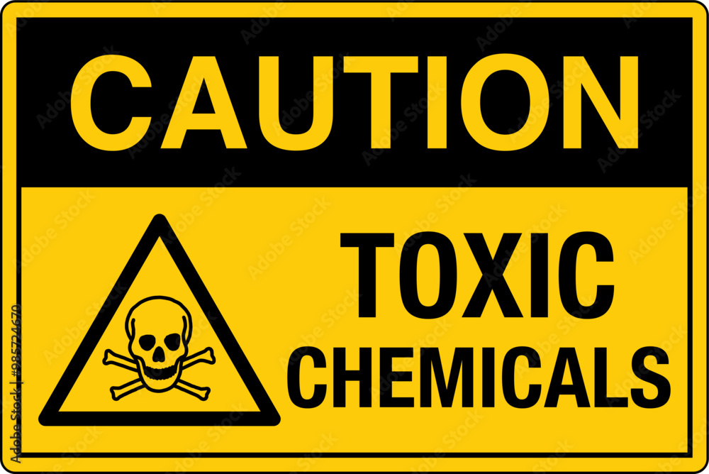 Obraz premium OSHA Safety Sign Marking Labe...