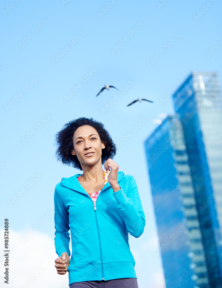 Running, urban and athlete with woman in city for training, fitness and wellness. Health, exercise and marathon workout with female runner on downtown for speed, cardio and sports performance Running, urban and athlete with woman in city for training, fitness and wellness. Health, exercise and marathon workout with female runner on downtown for speed, cardio and sports performance