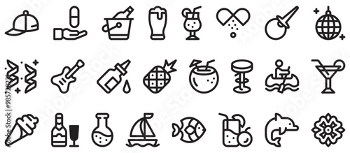Different items icons.eps