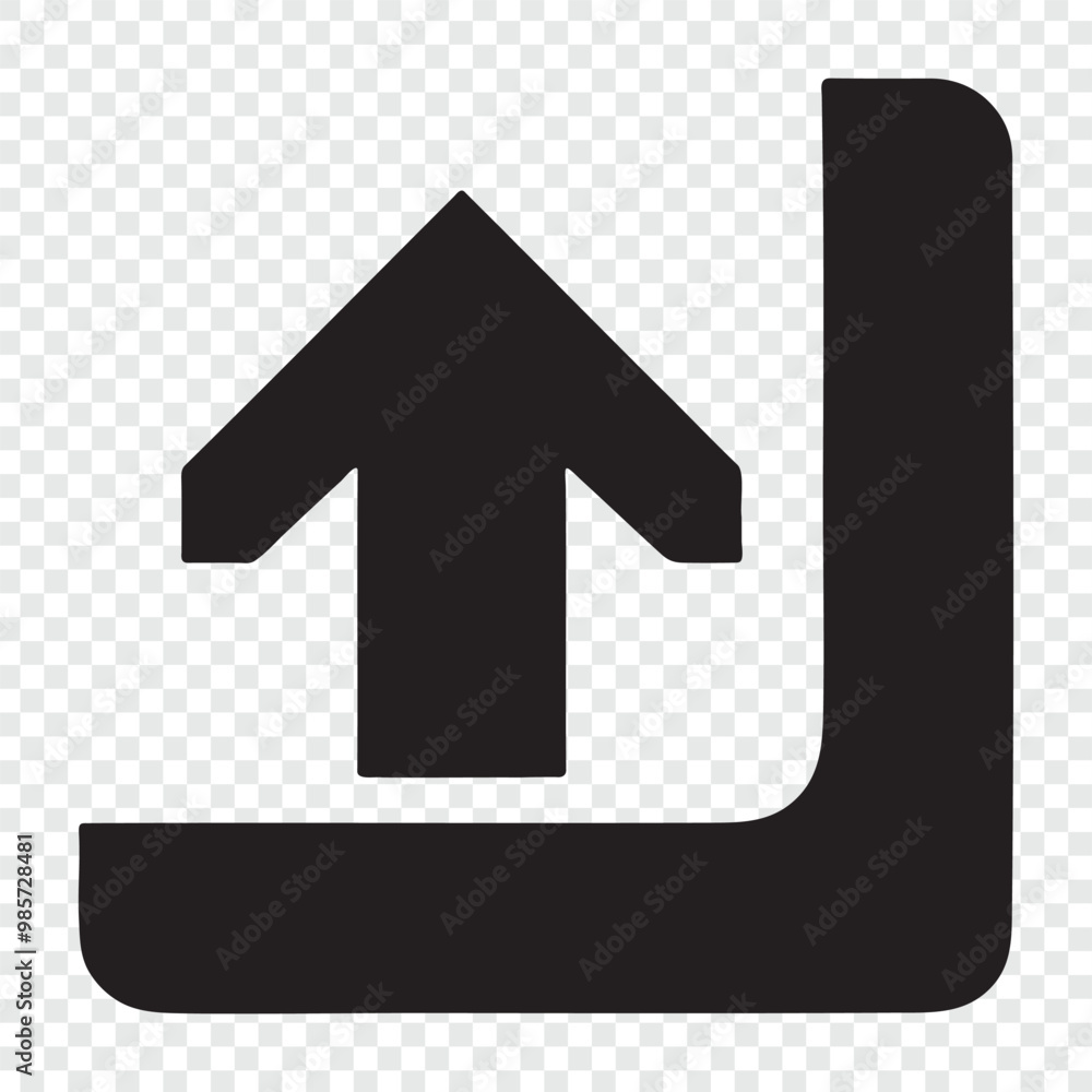 an arrow pointing up on a white background an arrow pointing up on a white background