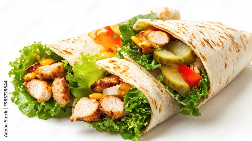 chicken wrap sandwich chicken wrap sandwich