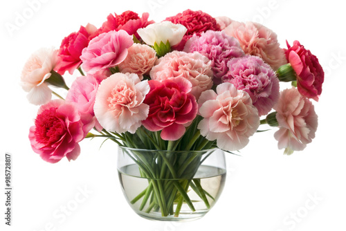 Carnation Bouquet in Vase