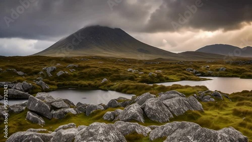 Diamond Hill Connemara National Park 4k Cinematic Footage, Co.Galway - Ireland