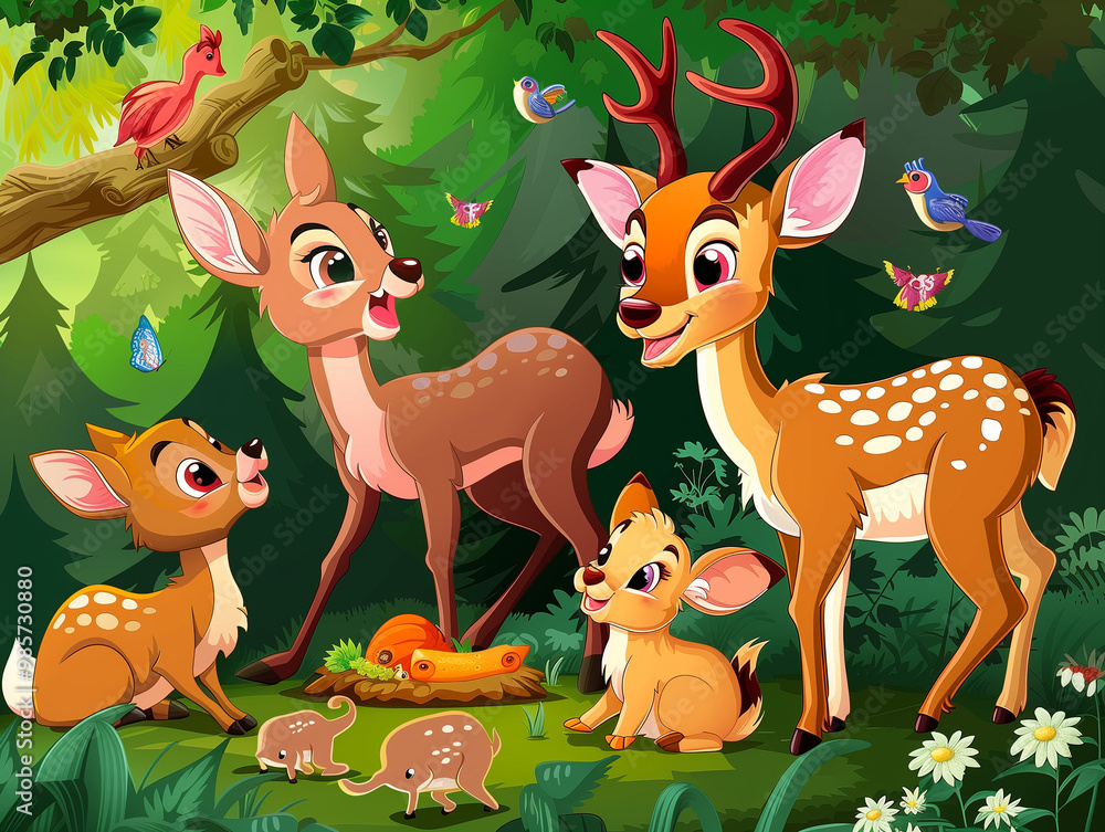 Fototapeta premium set of animals