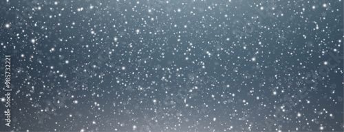Christmas background. Powder dust light white PNG. Magic shining white dust. Fine, shiny dust particles fall off slightly. Fantastic shimmer effect.