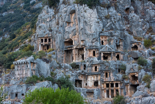 Myra Ancient City: It is located in the Demre district of Antalya. There are rock tombs in the ancient city, which dates back to the Lycian period.