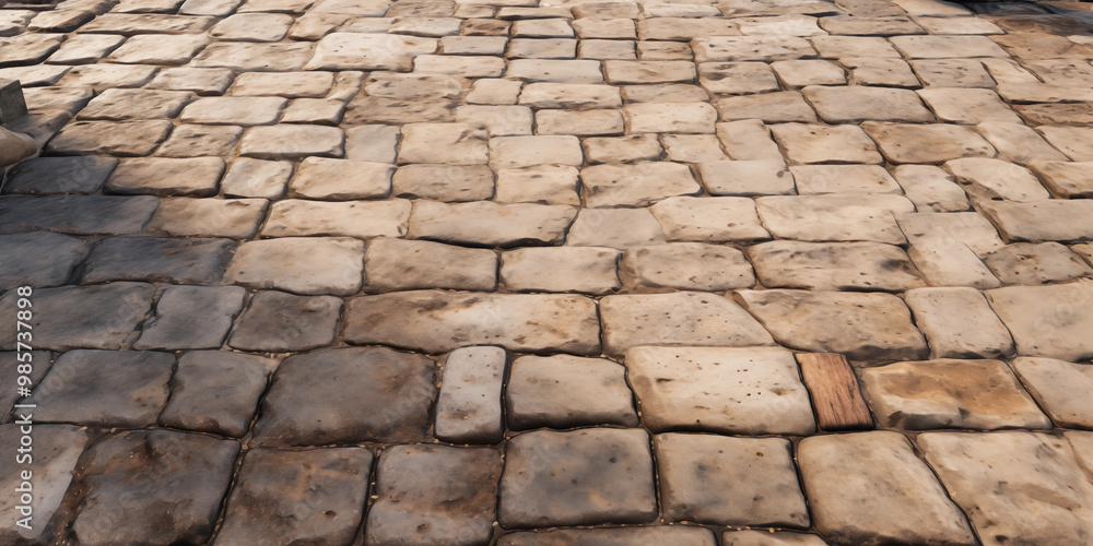 Cobblestone Pathway Texture Stone Pavement Background Cobblestone Pathway Texture Stone Pavement Background