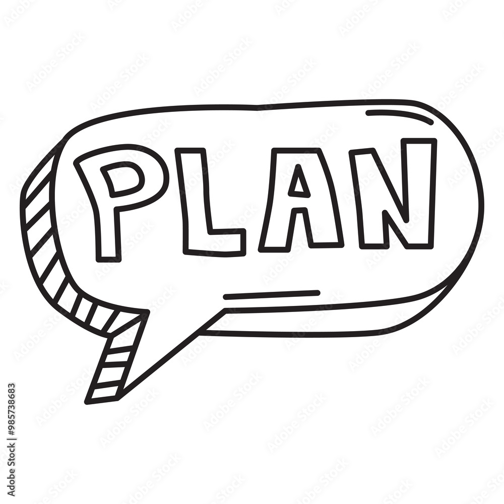 plan symbol doodle icon transparent background plan symbol doodle icon transparent background