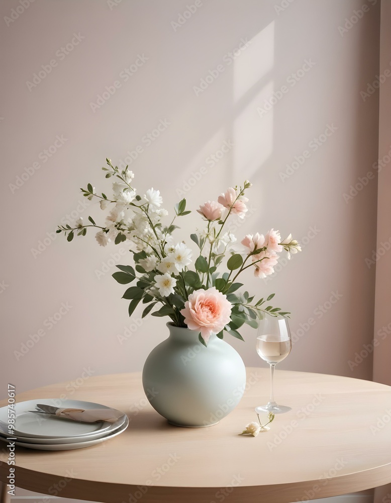 Luxurious closeup portrait of a meticulously set of flowers multiple colours Luxurious closeup portrait of a meticulously set of flowers multiple colours