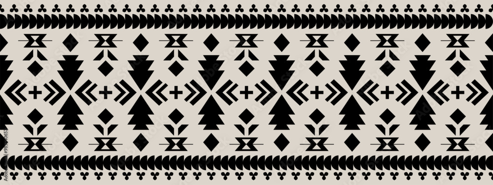 Navajo tribal vector pattern. Native American ornament. Ethnic South Western decor style. Boho geometric ornament.Ikat floral paisley embroidery blanket, rug. Woven carpet Navajo tribal vector pattern. Native American ornament. Ethnic South Western decor style. Boho geometric ornament.Ikat floral paisley embroidery blanket, rug. Woven carpet