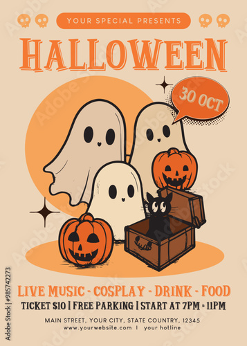 Halloween Party Flyer