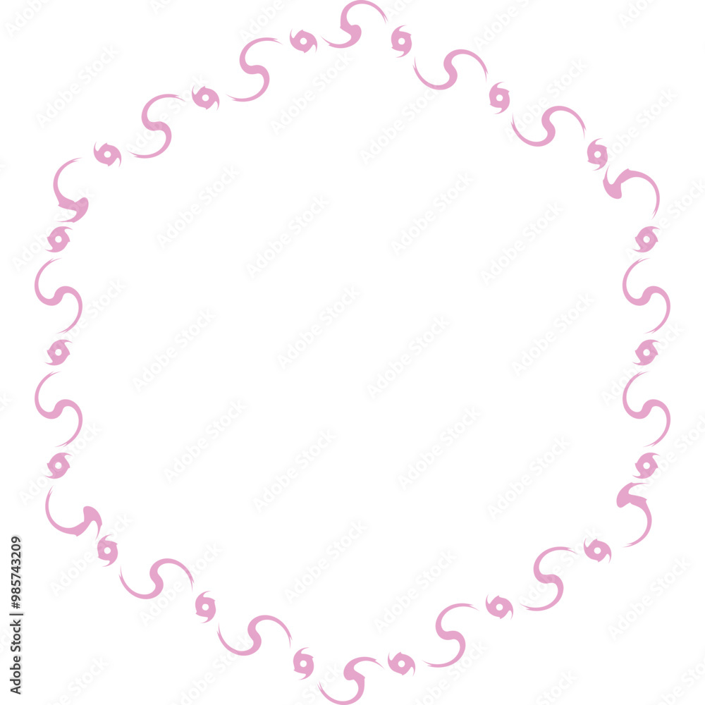 Aesthetic Abstract Decorative Geometric Shape Frame Aesthetic Abstract Decorative Geometric Shape Frame