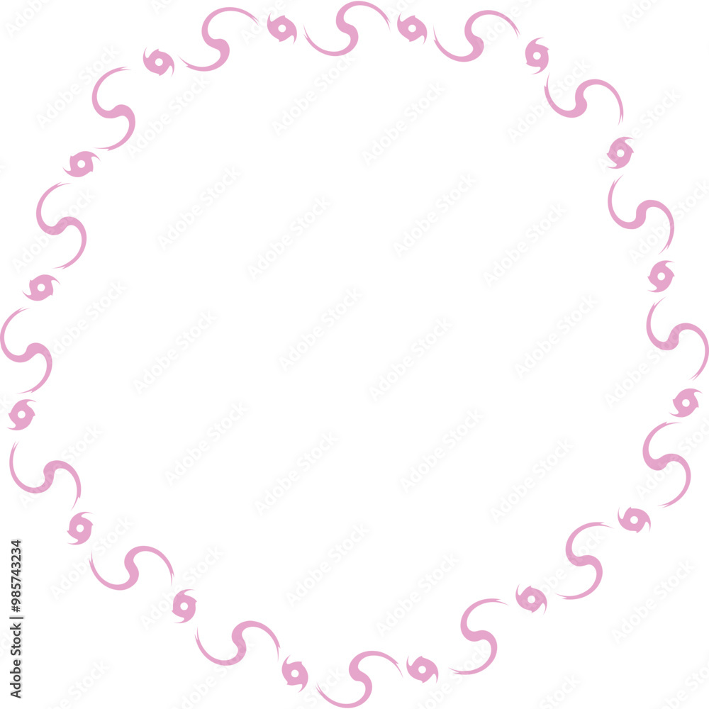 Aesthetic Abstract Decorative Geometric Shape Frame Aesthetic Abstract Decorative Geometric Shape Frame