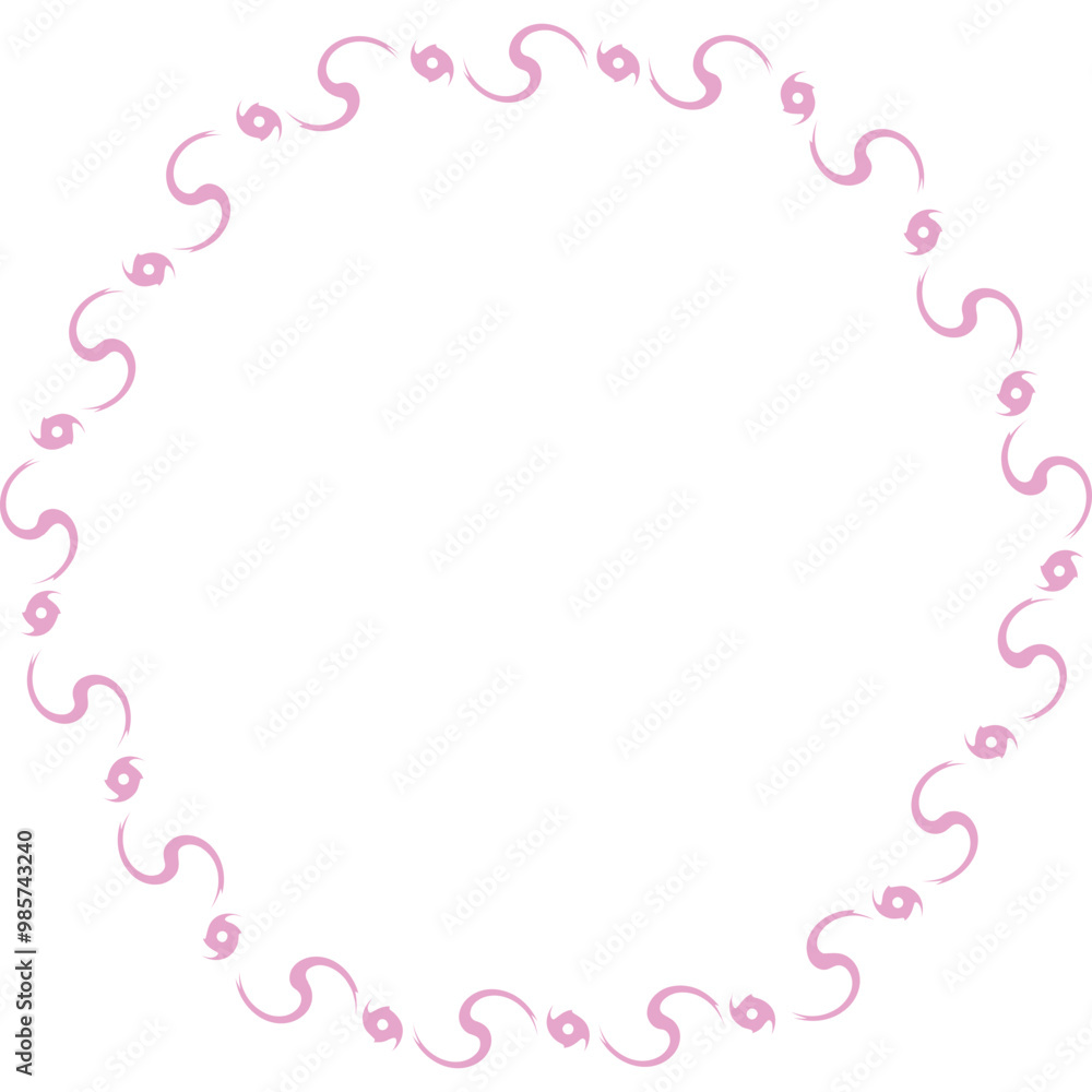 Aesthetic Abstract Decorative Geometric Shape Frame Aesthetic Abstract Decorative Geometric Shape Frame