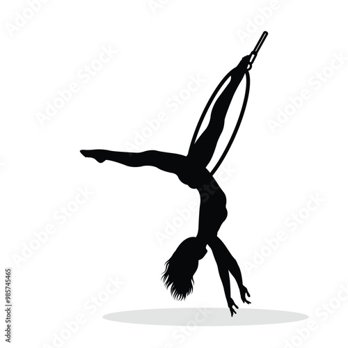 Aerial Hoop Silhouette, cute Aerial Hoop Vector Silhouette, Cute Aerial Hoop cartoon Silhouette, Aerial Hoop vector Silhouette, Aerial Hoop icon Silhouette, Aerial Hoop vector																									